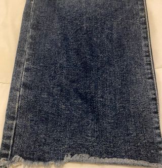 Pantalón vaquero ancho mujer.