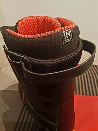 Botas Snowboard Nitro Negras y Rojas