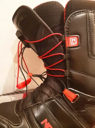 Botas Snowboard Nitro Negras y Rojas