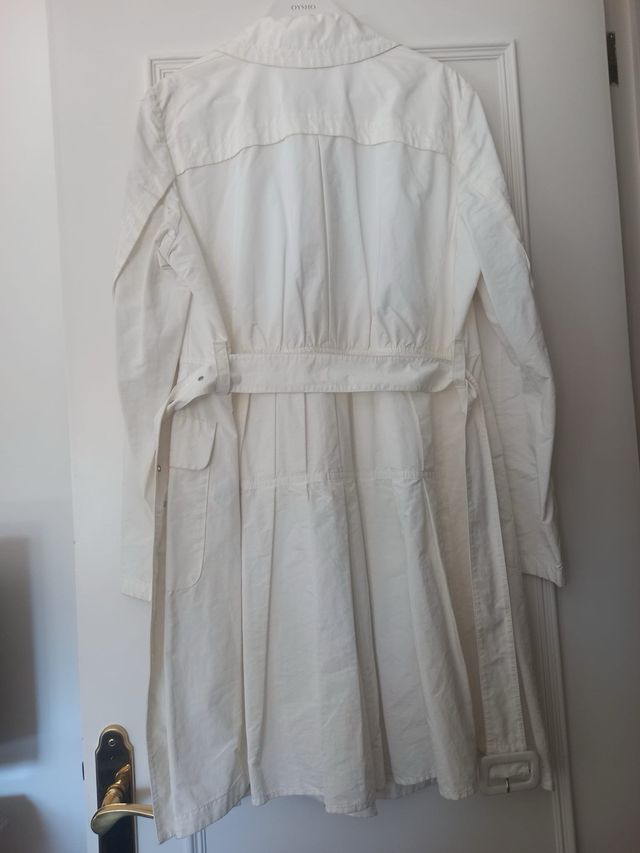 Gabardina Bimba y Lola Blanca Talla L