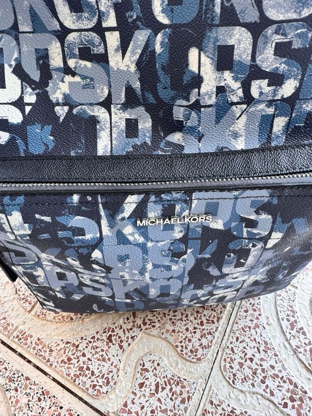 Mochila Michael Kors Azul Multicolor