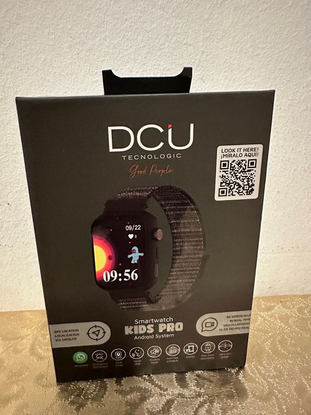 Reloj Inteligente DCU Kids Pro Negro