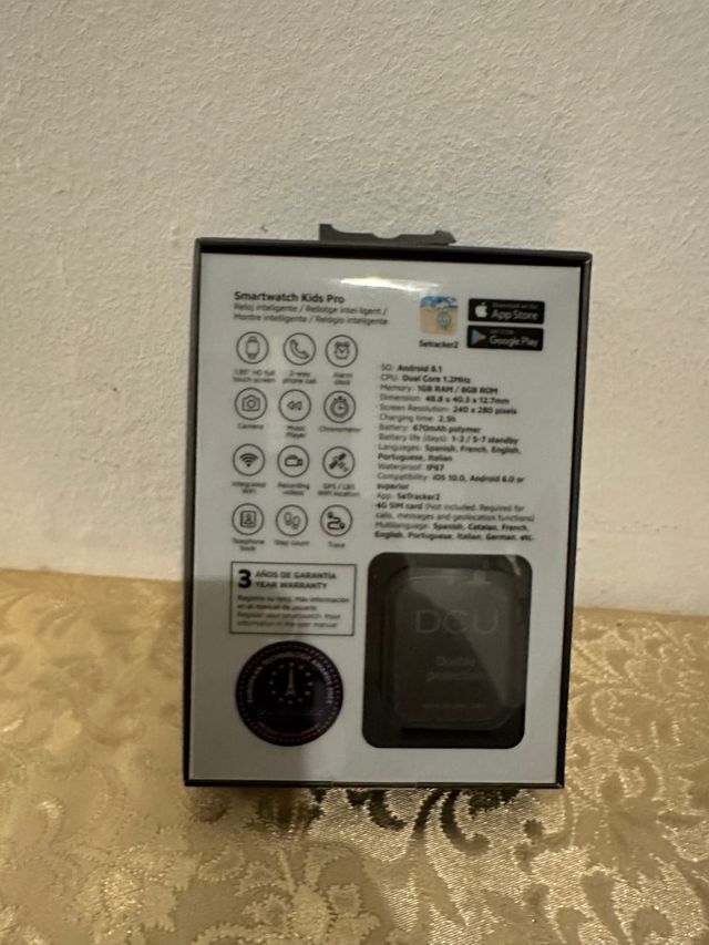 Reloj Inteligente DCU Kids Pro Negro