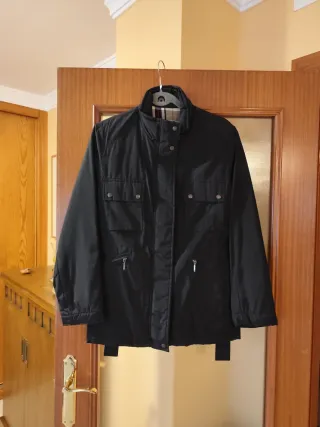 Parka mujer negra