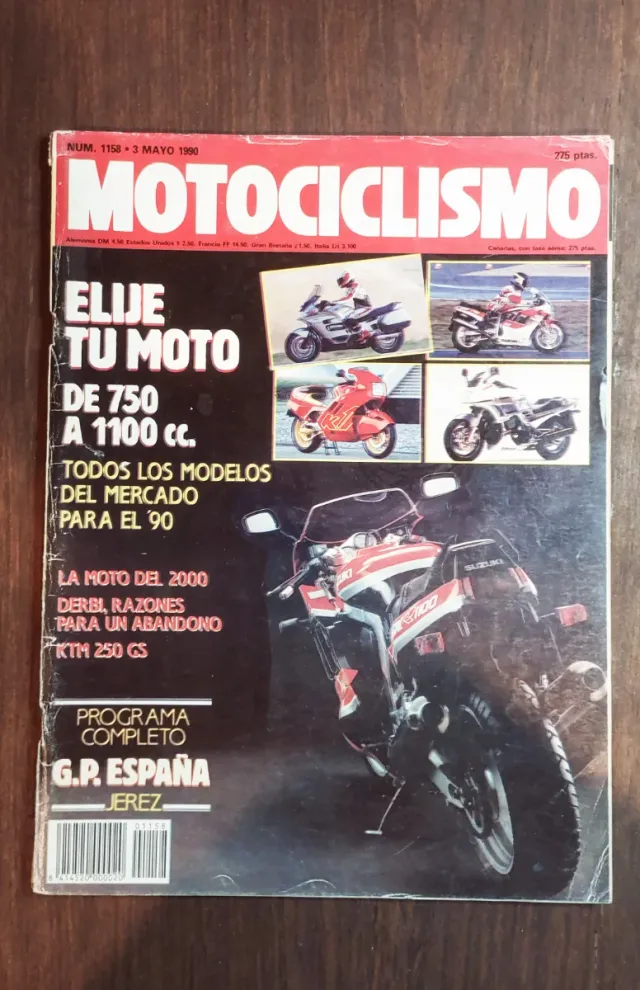 Revista motociclismo.