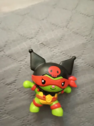 Set 5 Personaggi Hello Kitty Ninja Turtles