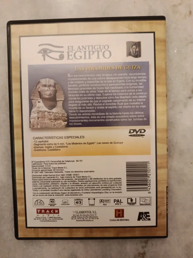 Lote 3 DVD Egipto (Español)