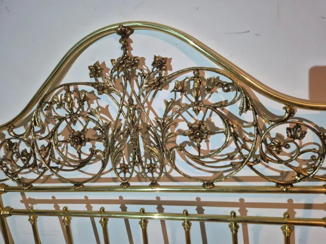 Cabecero Latón Dorado   peña vargas