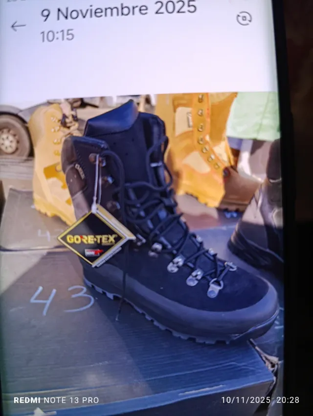 Bota de dotación negra