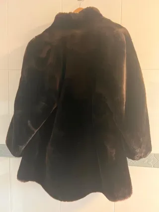 Chaquetón Mouton Pelo Marrón Auténtico