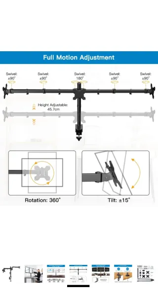 Soporte 3 Pantallas PC