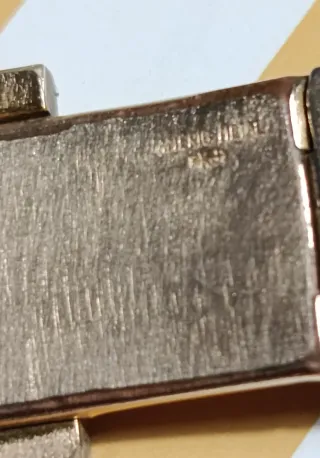 Pulsera Reloj Vintage Chapado Oro