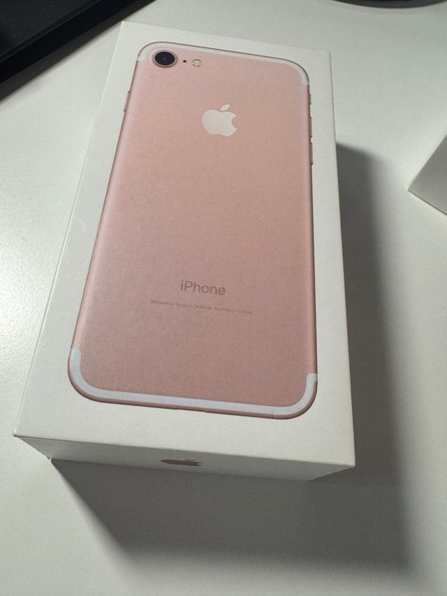 Caja Original iPhone 7 Oro Rosa 32GB