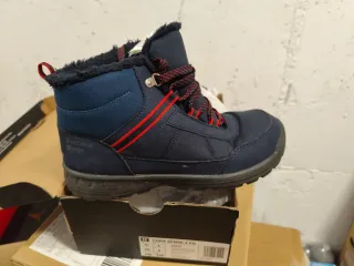 Bota Quechua Nieve Niño Talla 38 Azul/Rojo