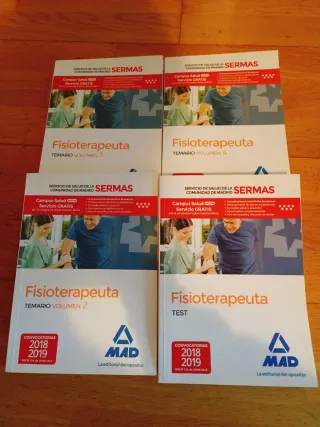libros OPOS Fisioteràpia 2018-2019