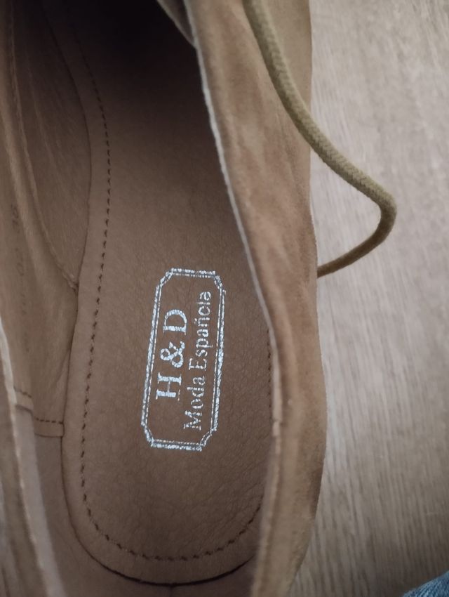 Zapatos H&D mujer de color marrón talla 38