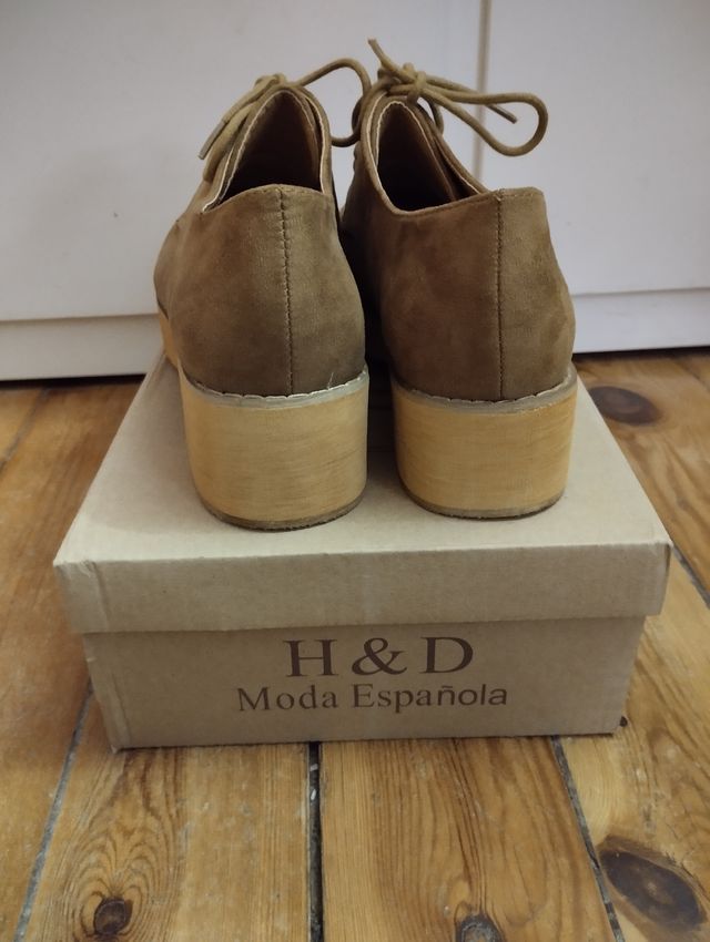 Zapatos H&D mujer de color marrón talla 38