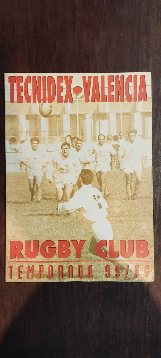 Revista Rugby Tècnidex Valencia 95/96
