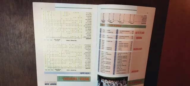 Revista Rugby Tècnidex Valencia 95/96