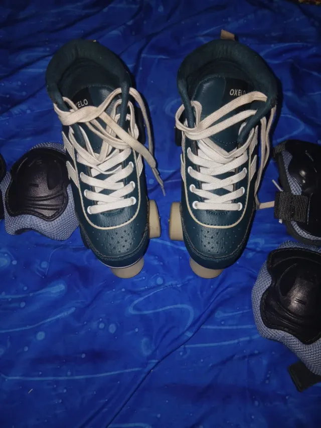 Patines 4 ruedas y protecciones