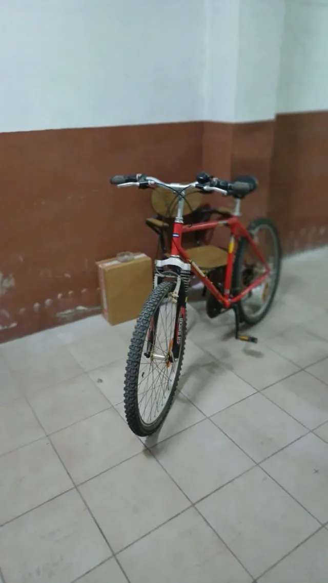 Bicicleta de Montaña Roja