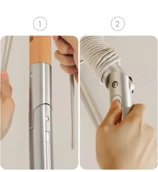 Sombrilla SONGMICS 2.7m Octogonal Madera