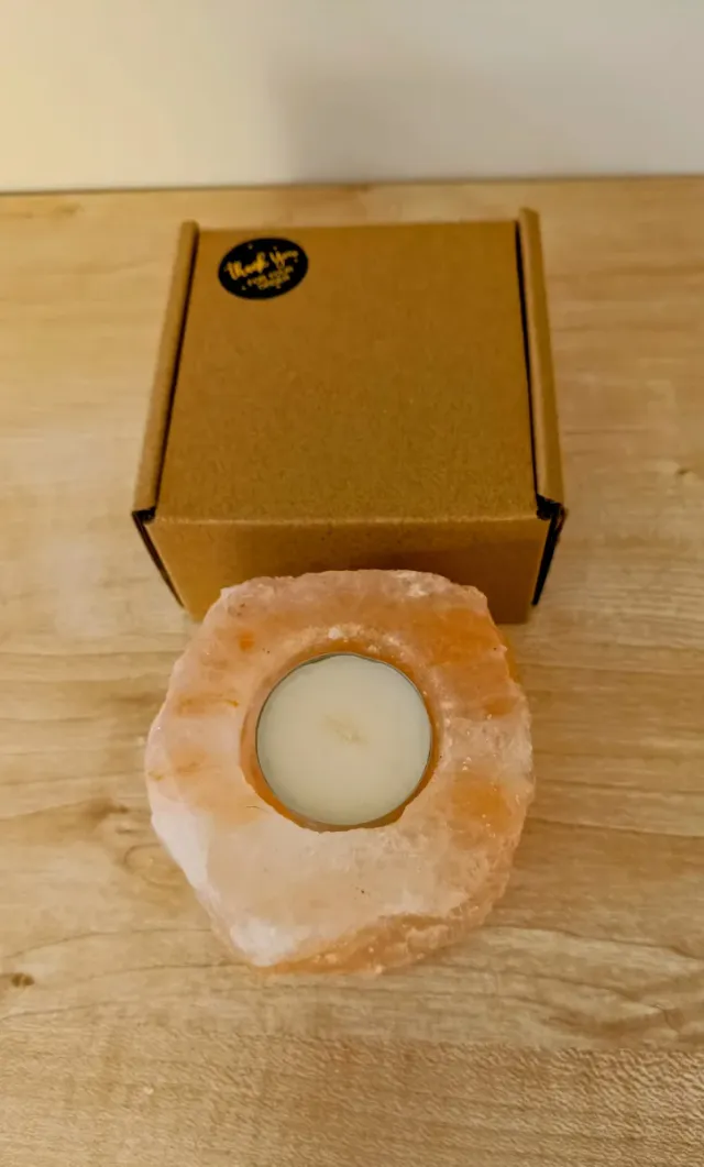 Portavelas Sal Himalaya