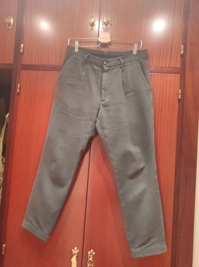 Pantalón Massimo Dutti Verde Talla 38