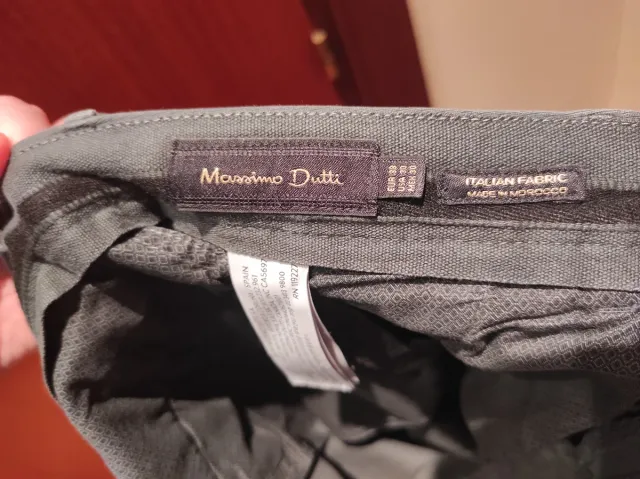 Pantalón Massimo Dutti Verde Talla 38