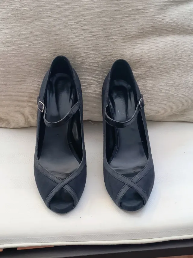 Zapatos de tacón negros