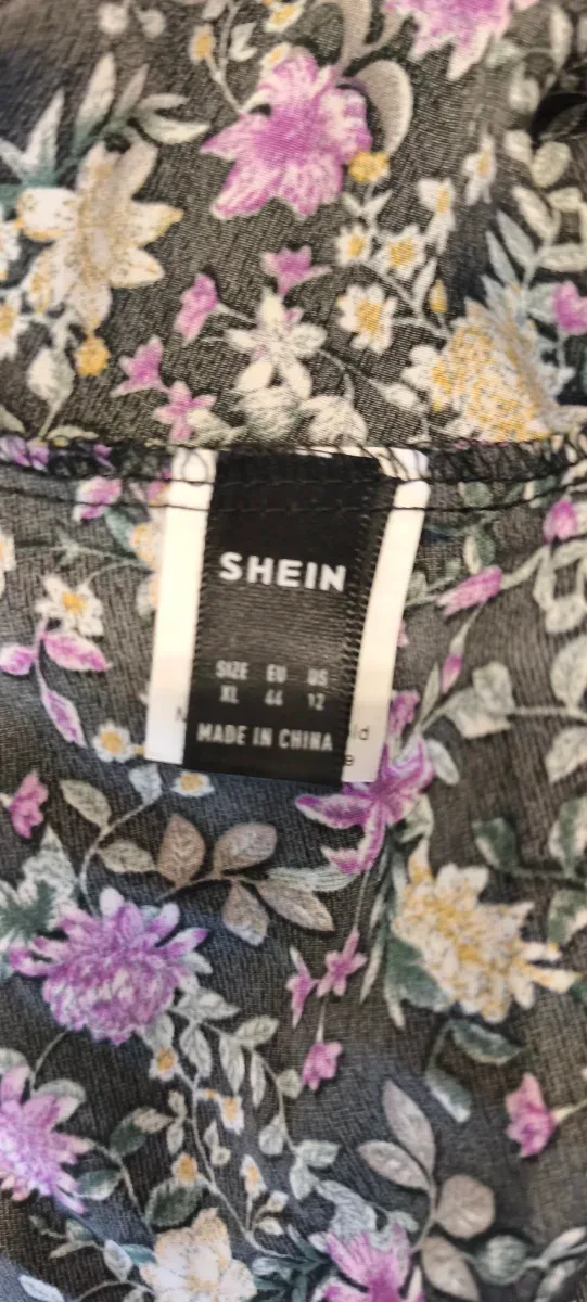 Vestido largo estampado floral