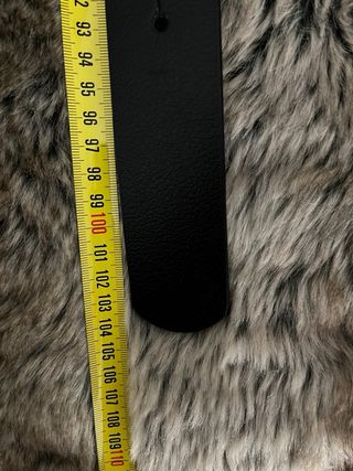 Cinturón Gucci Negro Hebilla GG Plata