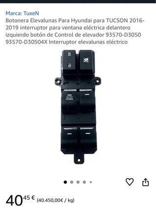 Mando Elevalunas Coche