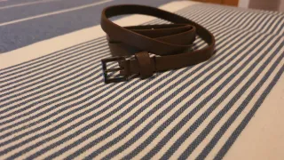 Cinturón mujer marrón chocolate