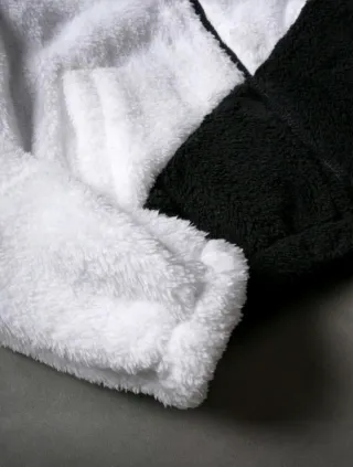 Chaqueta polar patchwork talla única