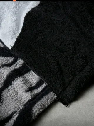 Chaqueta polar patchwork talla única