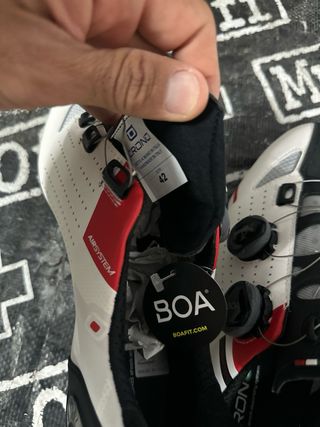 Sapatos Ciclismo sola em Carbono Italianos NOVOS