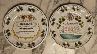 2 Piatti Bersano 1981 collezione Barolo e Barbera
