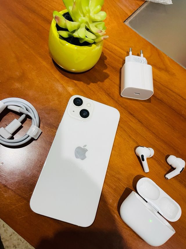 iPhone 14 Bateria 100% + Cargador y Cable