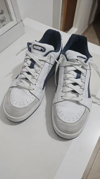 Deportivas Puma Blancas y Azules