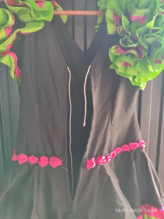 Vestido Flamenca Adolescente Volantes