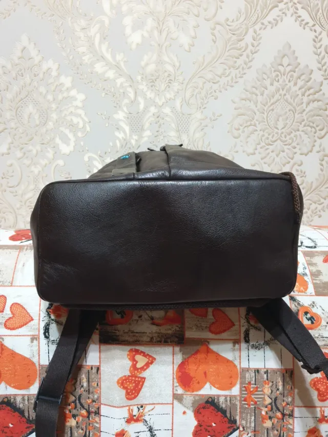 Zaino Piquadro pelle marrone 13''