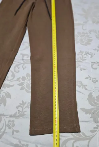 Pantalón marrón gomas mujer