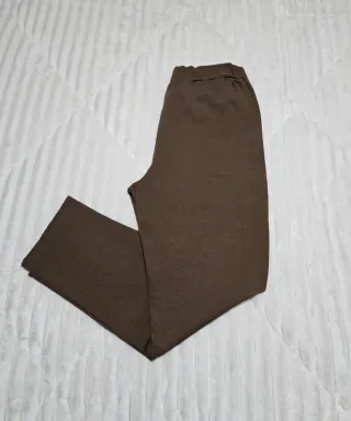 Pantalón marrón gomas mujer