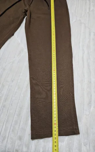 Pantalón marrón gomas mujer