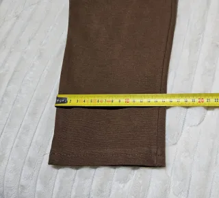 Pantalón marrón gomas mujer