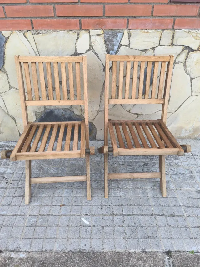 Pareja Sillas Terraza