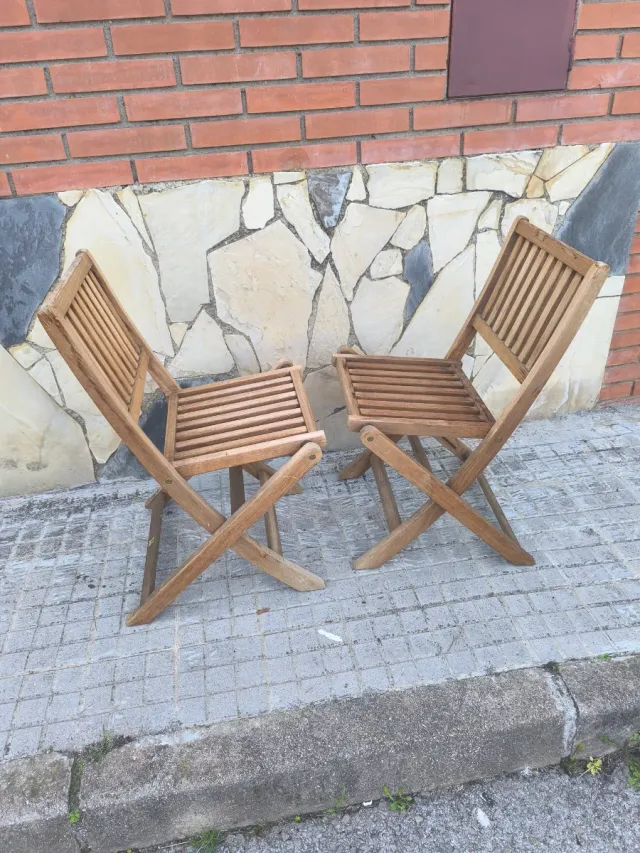 Pareja Sillas Terraza