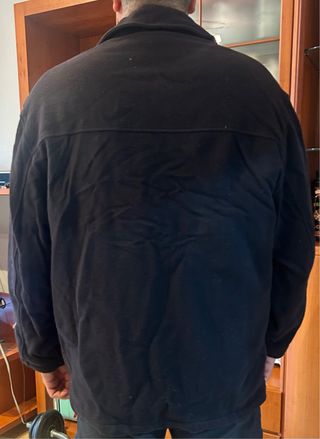 Abrigo Negro dd hombre Talla XXL