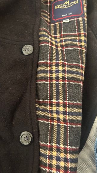 Abrigo Negro dd hombre Talla XXL